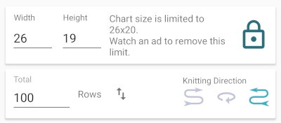 Chart Options Menu