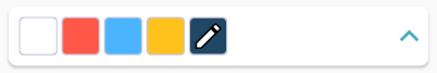 The Chart’s selected Colour Palette